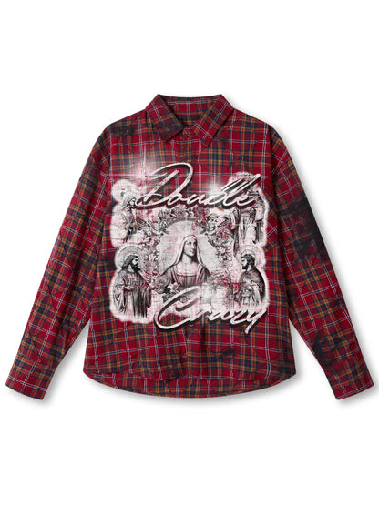 Halo Plaid shirt-388