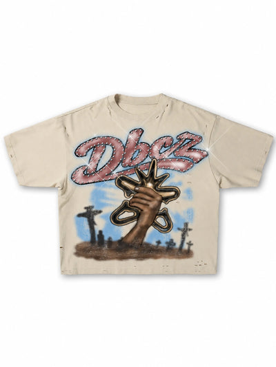 T-shirt Vintage Bling Tombstone-678