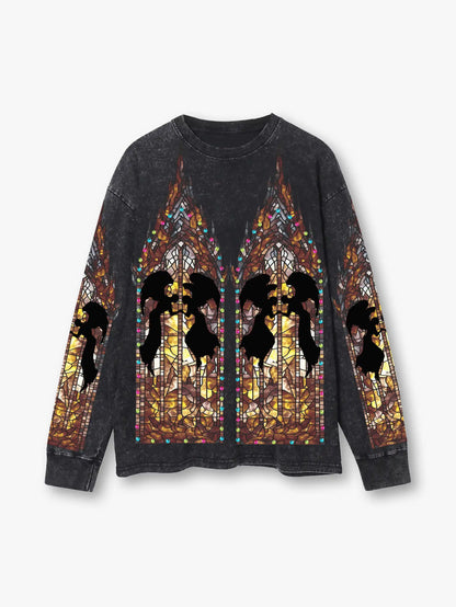 Stained Glass Graphic Sweatshirt - 159