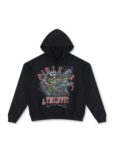 Boxy Wild Gator Hoodie-817