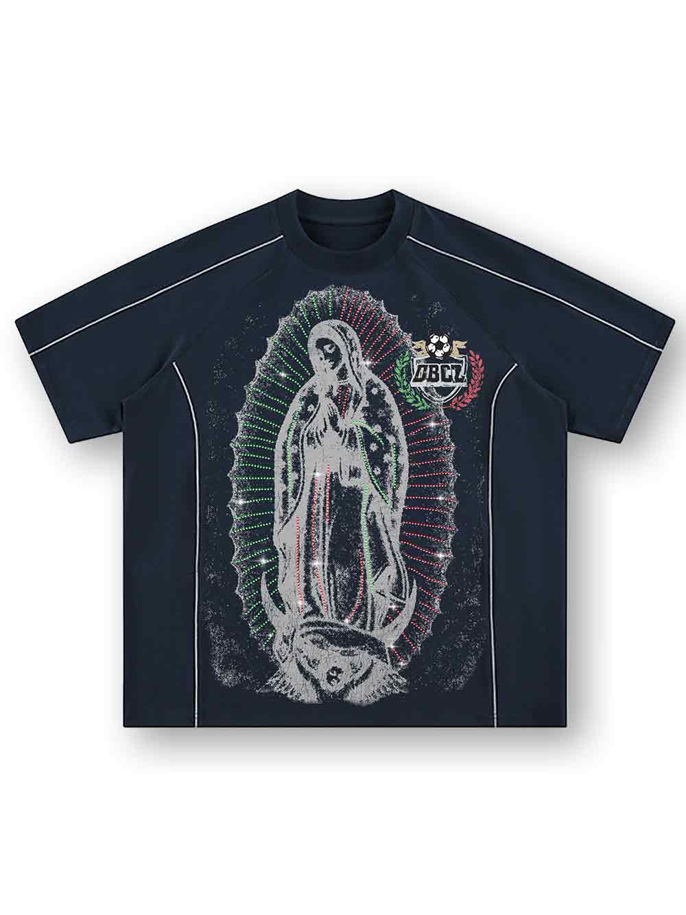 Iced Out Guadalupe Baggy Jersey-615