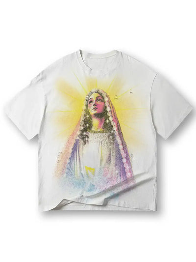 Camiseta resplandor de la Virgen María-166