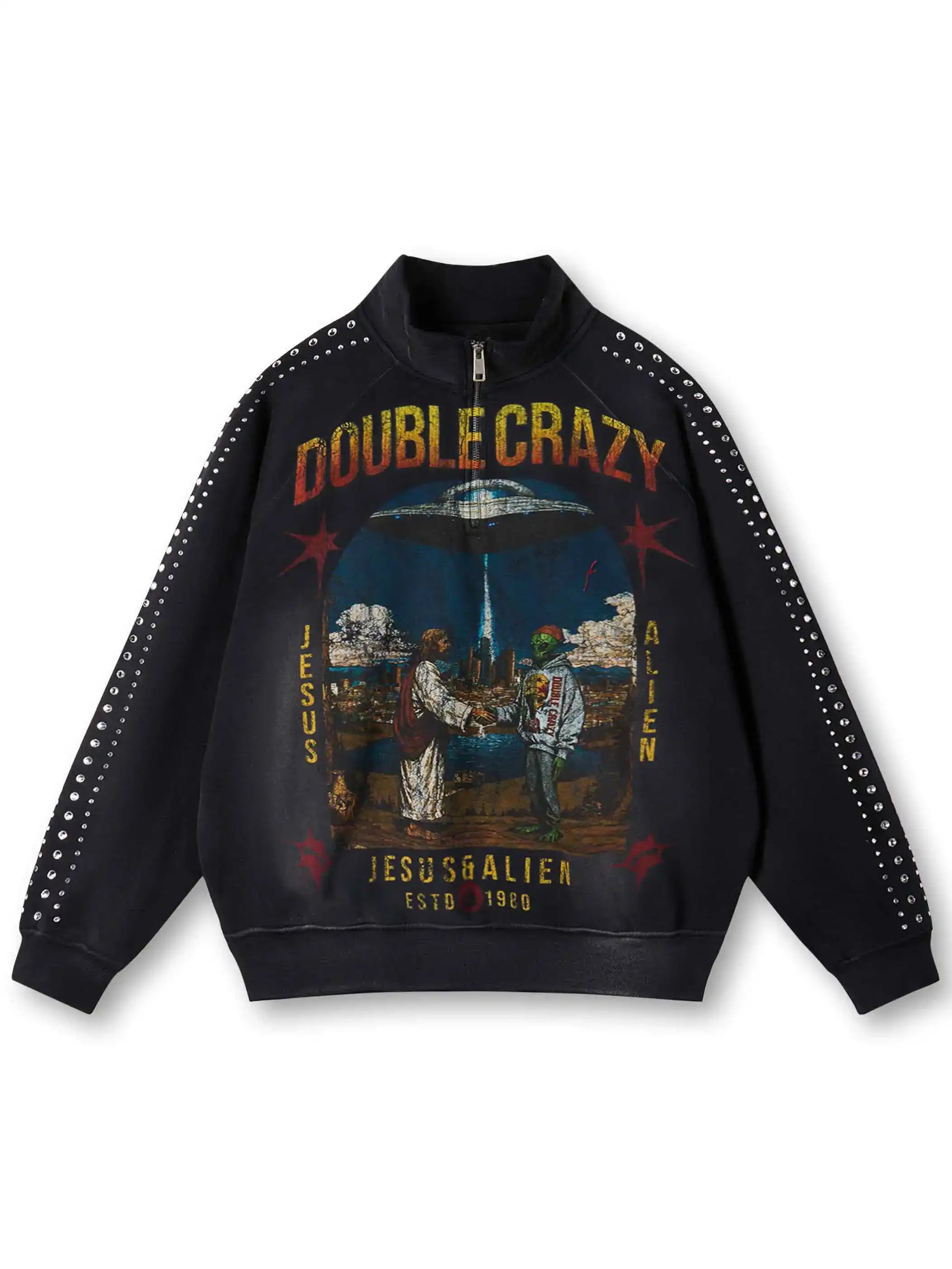 Jesus & Alien Connection Hoodie-327