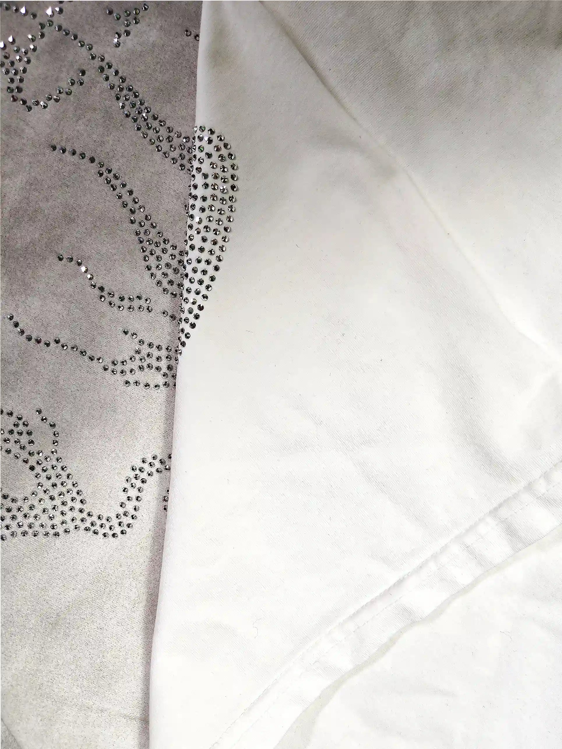 DOUBLECRAZY Flame Man Diamond Gradient Vintage T-shirt-041