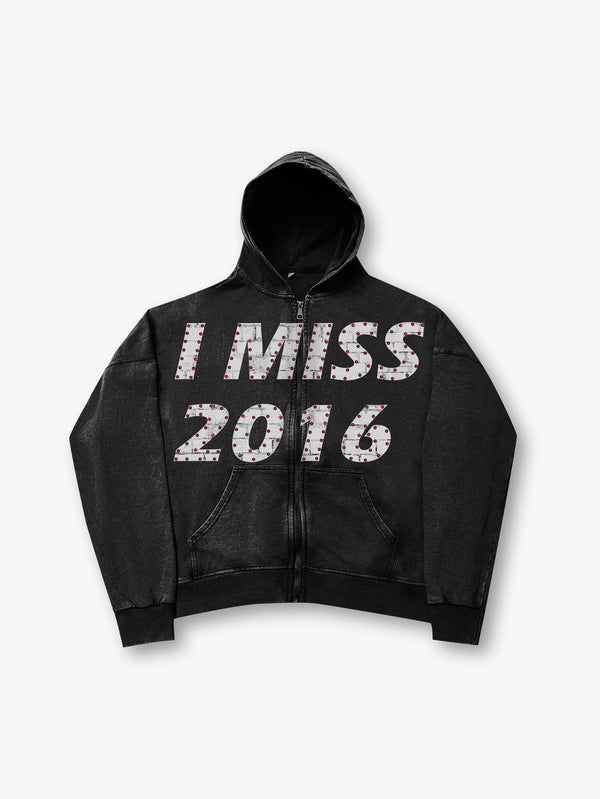 Retro Hoodie Streetwear Zip-Up Sweatshirt for Trendy Fashion