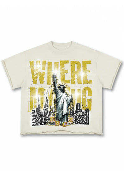 Liberty Slogan Vintage Tee-656