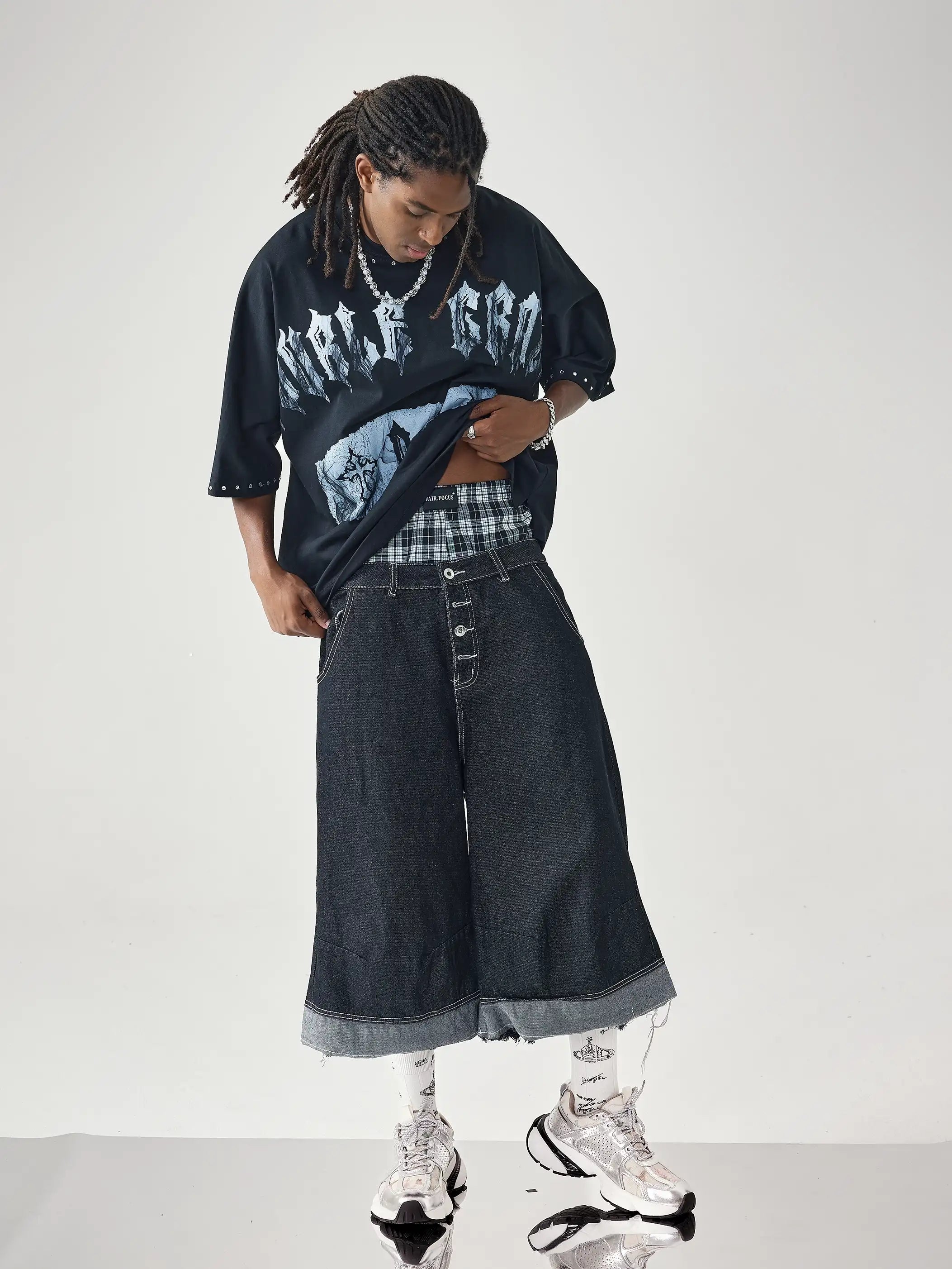 Doomed Cross Hooded T-shirt-189