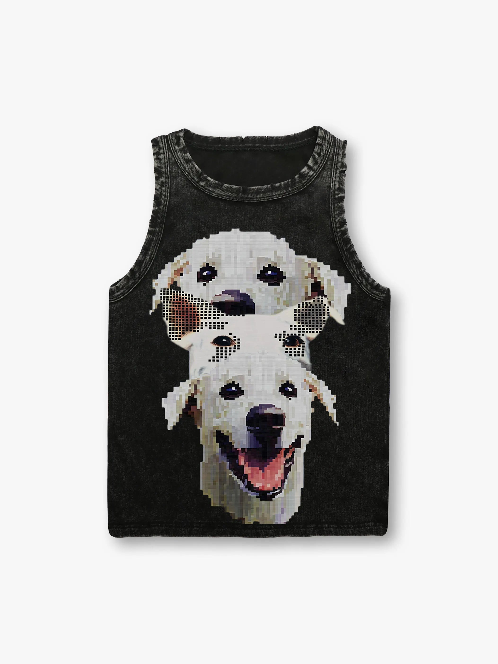 Pixelated Puppy Vest - 151