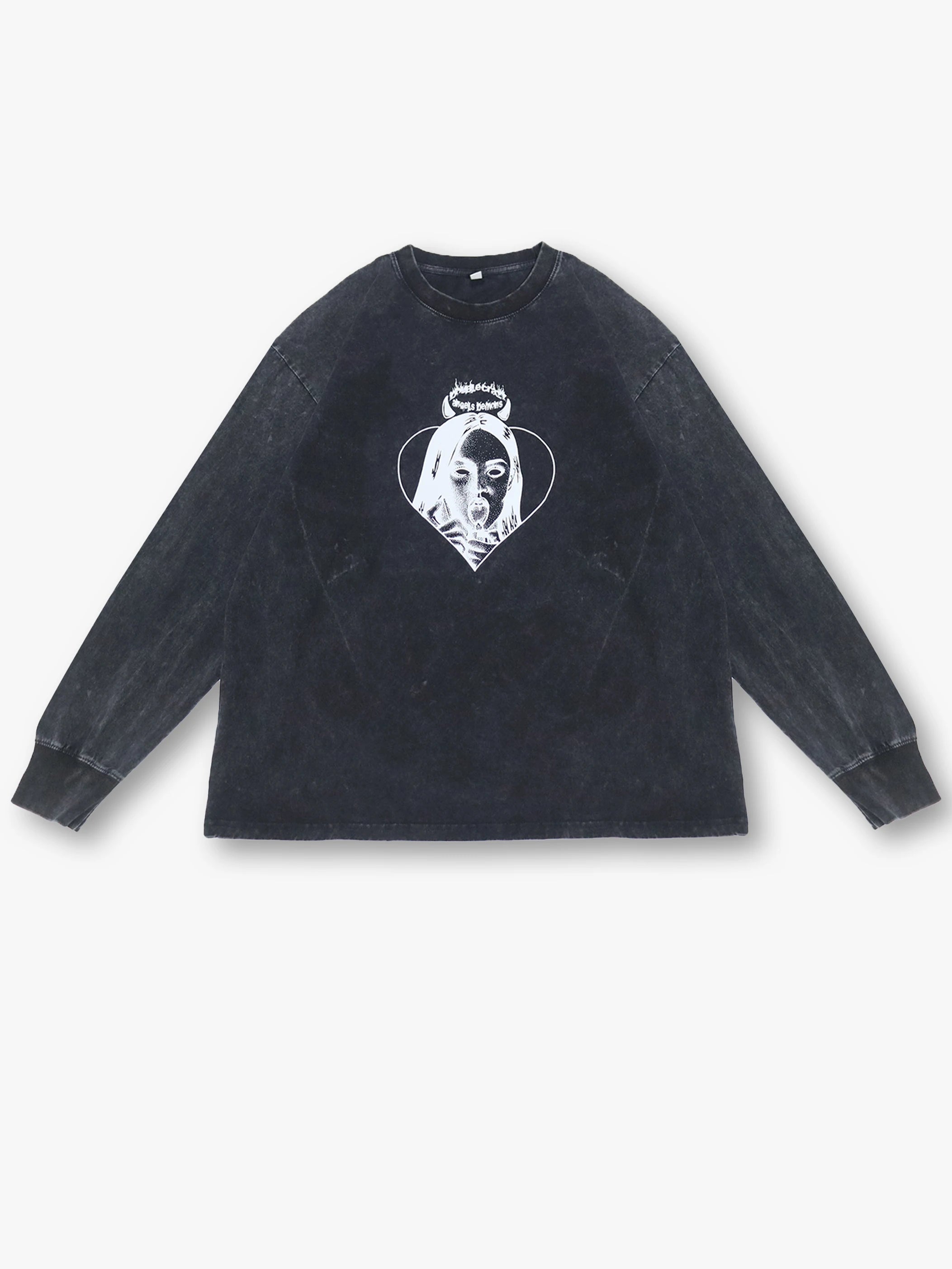 Flame Angel & Devil Long Sleeve -004