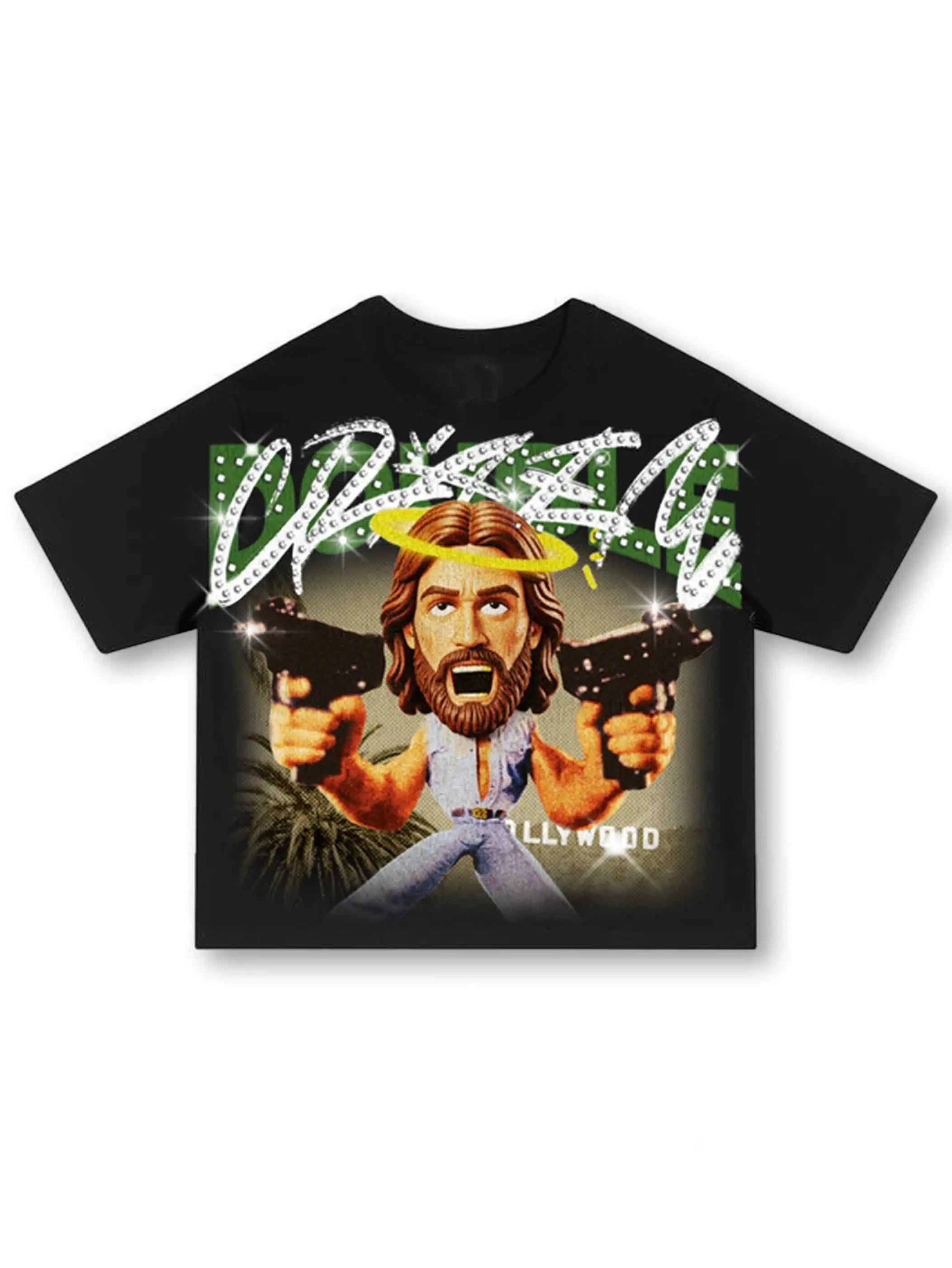 Bling Funny Jesus Boxy Tee-532