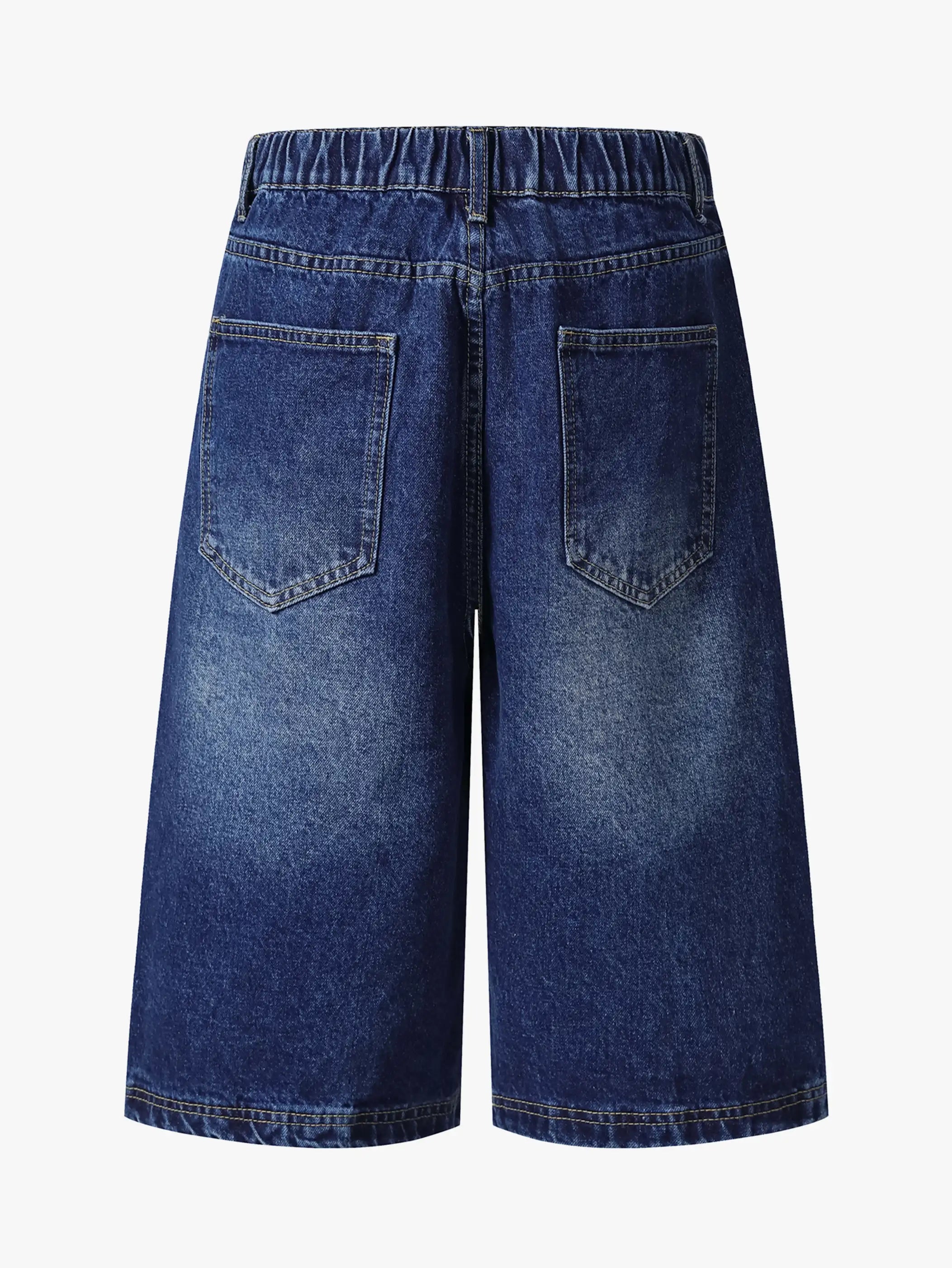 Starry Street Denim Shorts-S1094