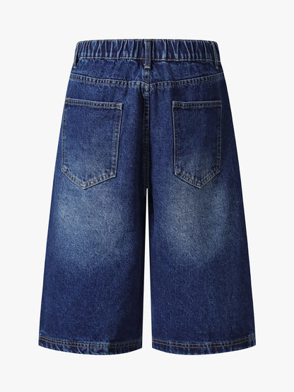 Starry Street Denim Shorts-S1094