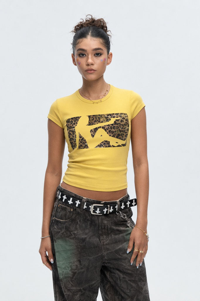 T-shirt Bébé Effet Vieilli Jésus Gothique-547