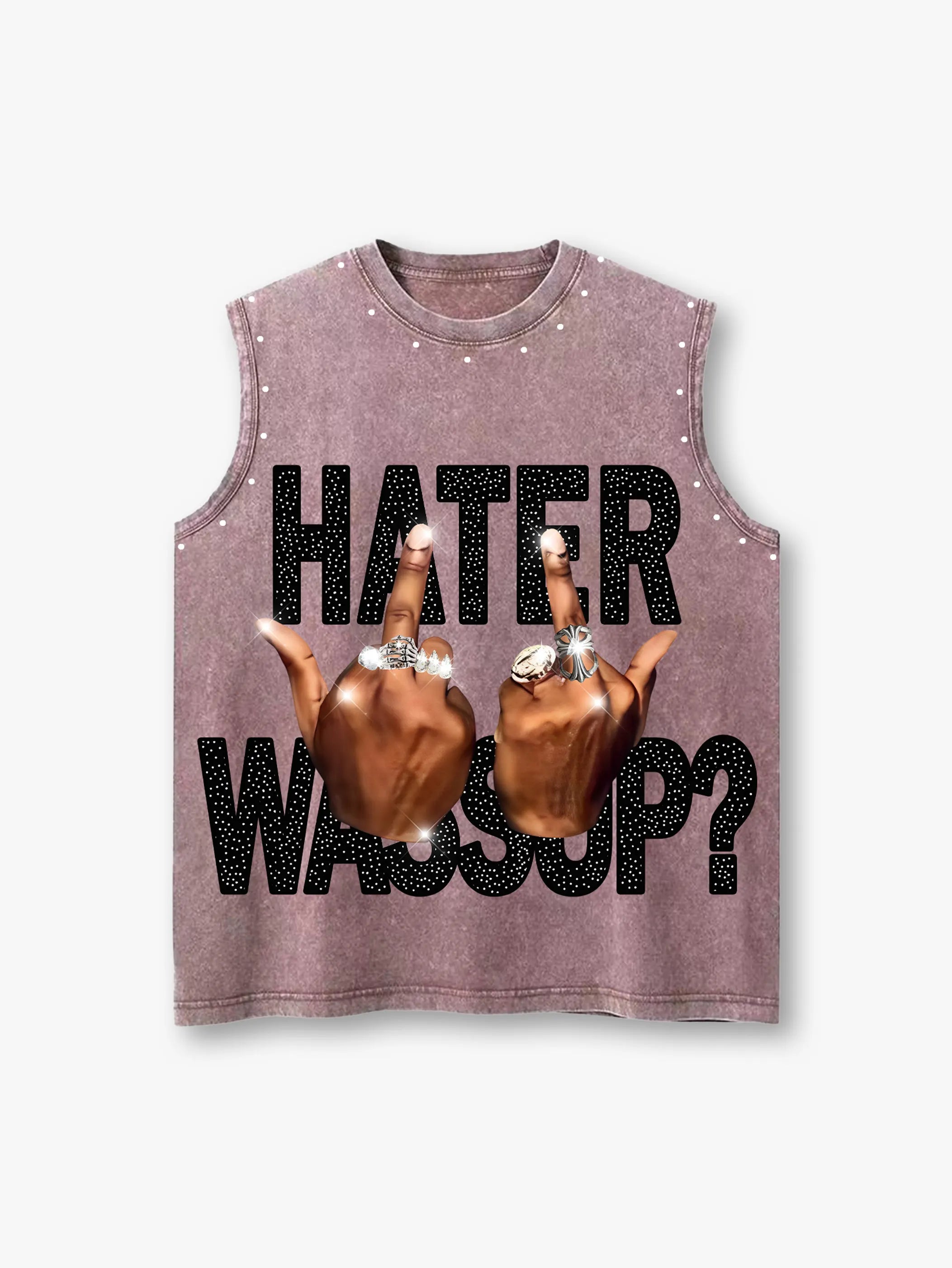 Rhinestone Rebel Finger Vest-205