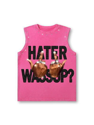 Rhinestone Rebel Finger Vest-205