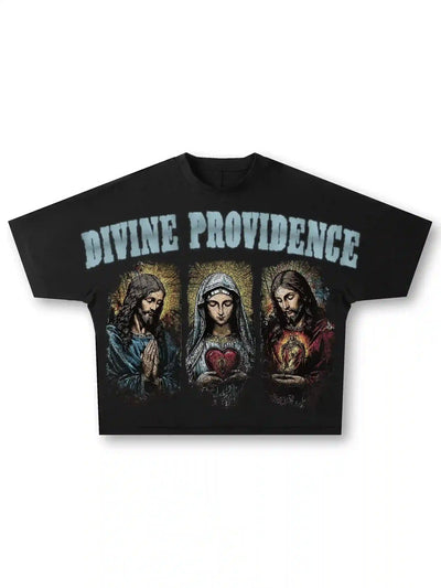T-shirt graphique religieux Divine Providence-208