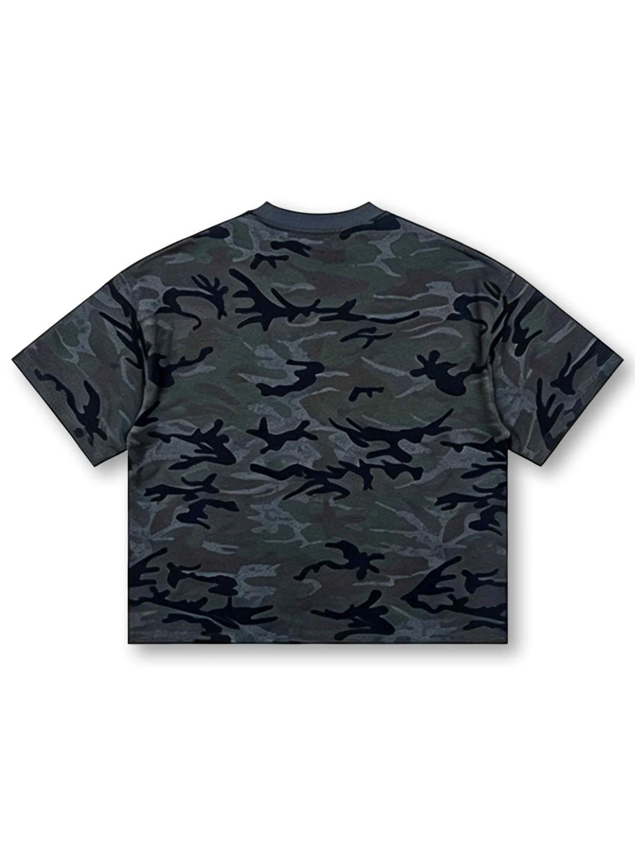 Camo Gladiator Boxy Tee-555