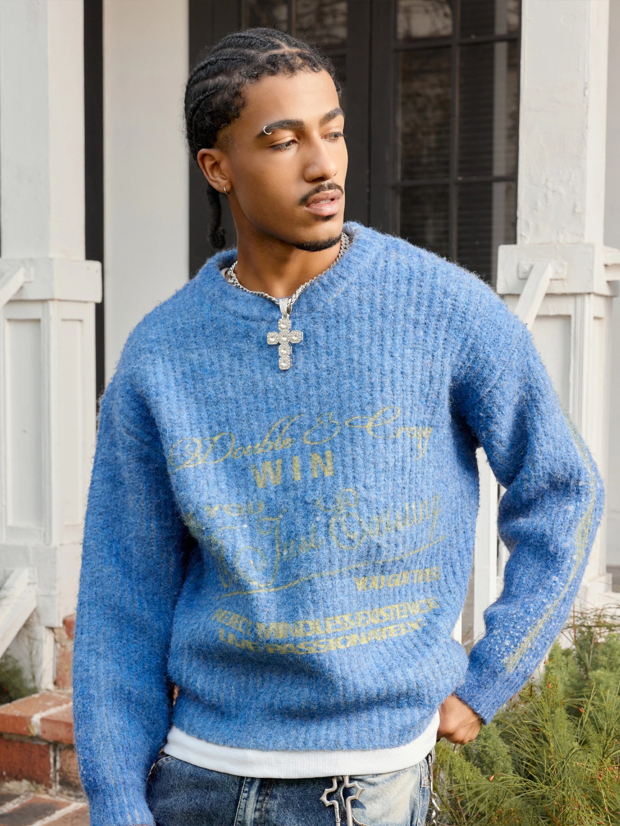 Hustle Scribble Street Sweater-385