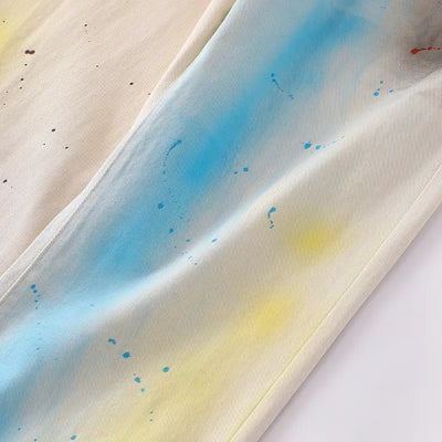 Jean ample « Punk Spray Paint » - S1230