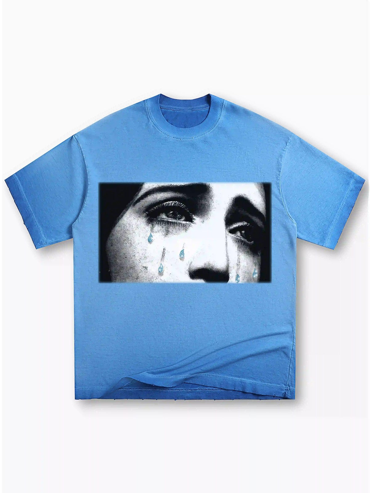 Sacred Icon with Tears T-shirt-242