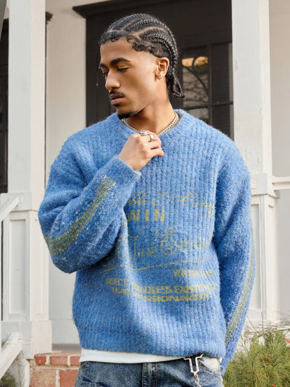 Hustle Scribble Street Sweater-385