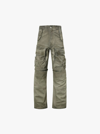 Military Street Denim Pants-s953