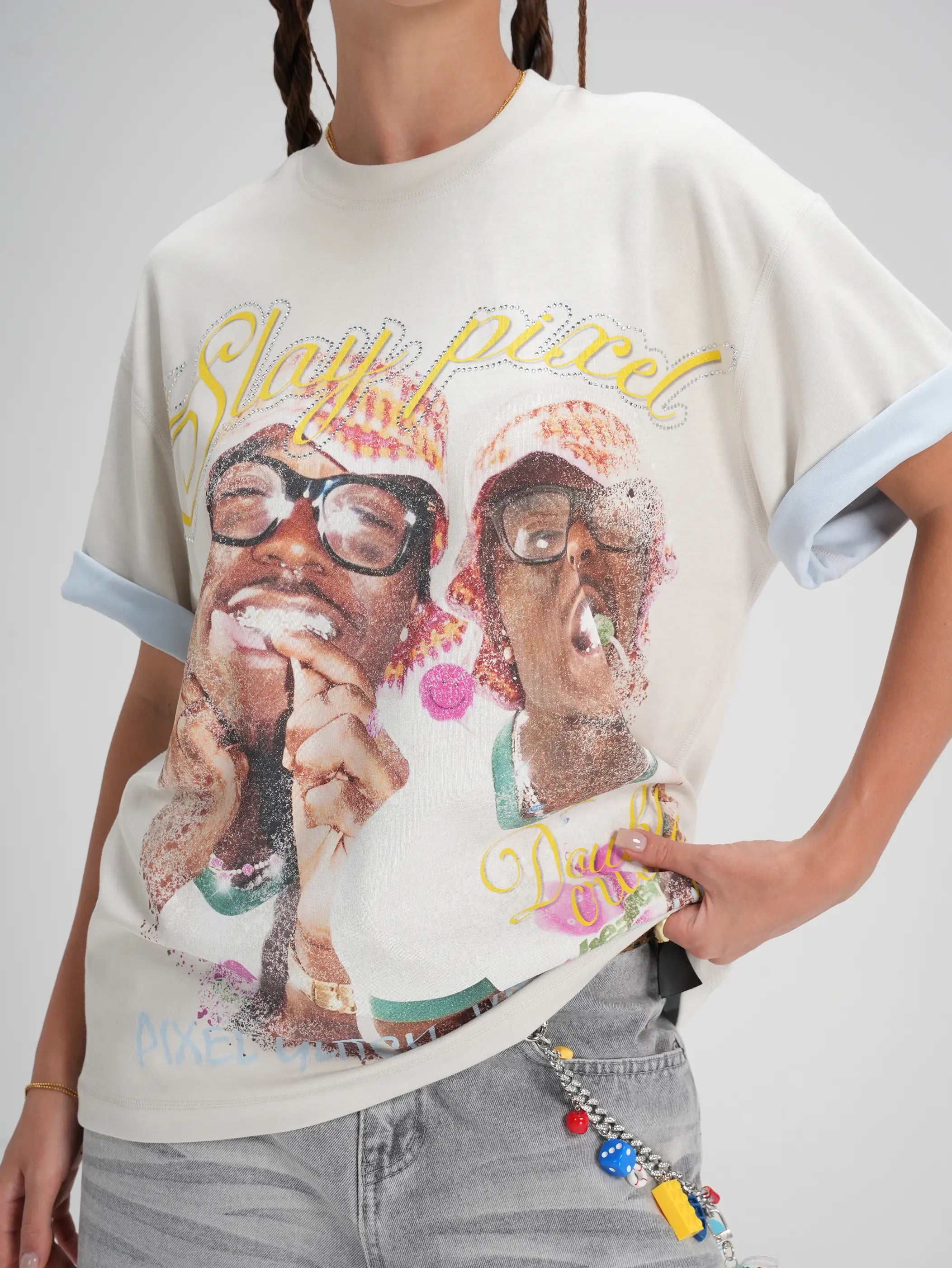 T-shirt Pixel Glam-256