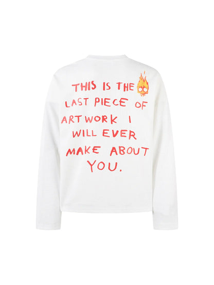 Light Subculture Fun Letter T-Shirt-S1084