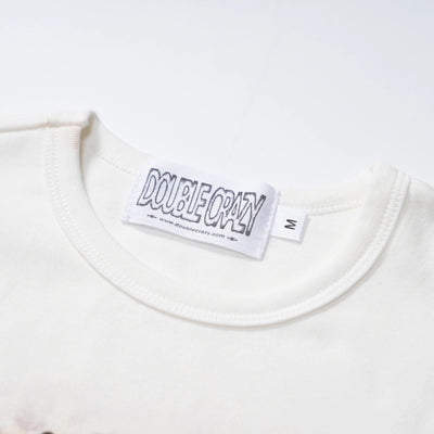 T-shirt court léopard motif fille diabolique bébé-651