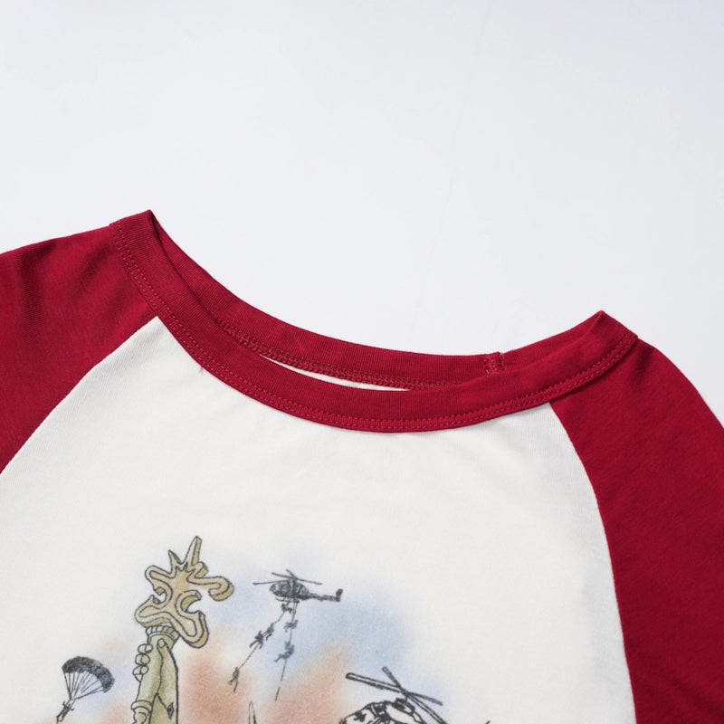 Doomsday Liberty Fitted Raglan-741