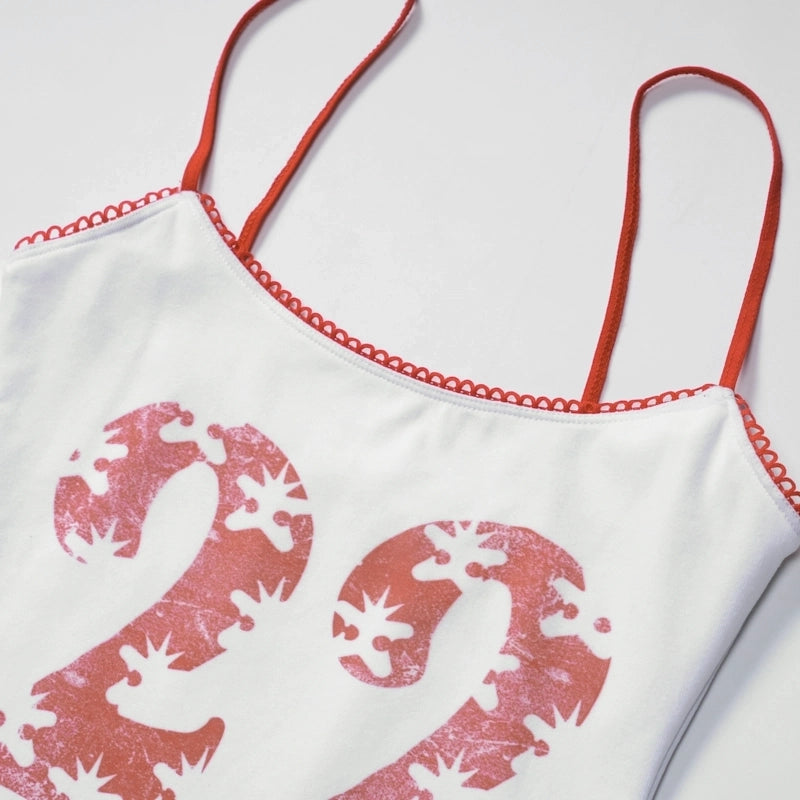 Vintage Number 22 Slim Cami-640