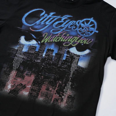 Bling Crying Skyline L/S-709