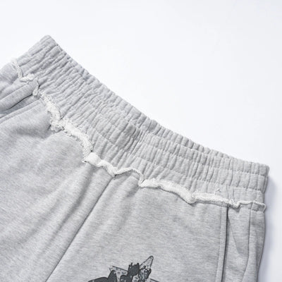 Punk Graffiti Liberty  Shorts-649