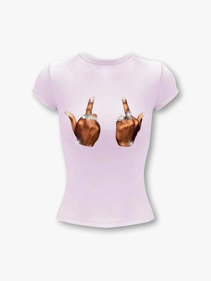 Radiant Cross Stud T-shirt-268