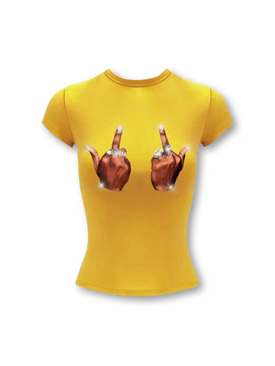 Radiant Cross Stud Baby Tee-268