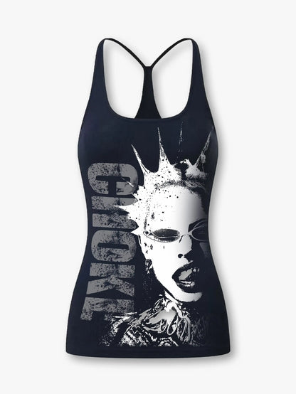 Fierce 'Choke' Graphic Racerback-273