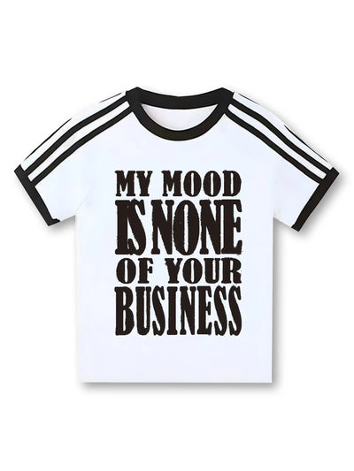Mood Statement Sports Baby Tee-277