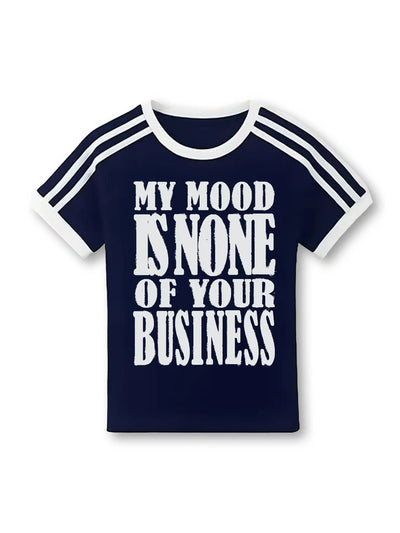 Mood Statement Sports Baby Tee-277