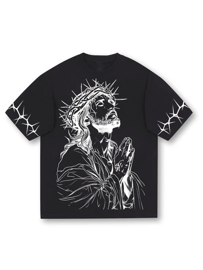 Crown of Thorns Jesus T-shirt -135