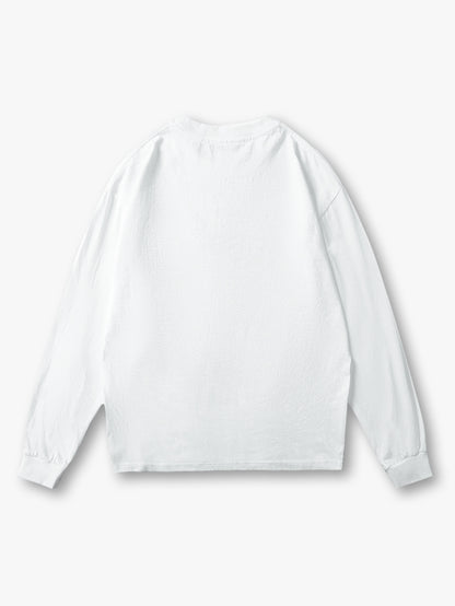 Unisex fashion streetwear A Doberman with a pearl necklace long-sleeved - 131