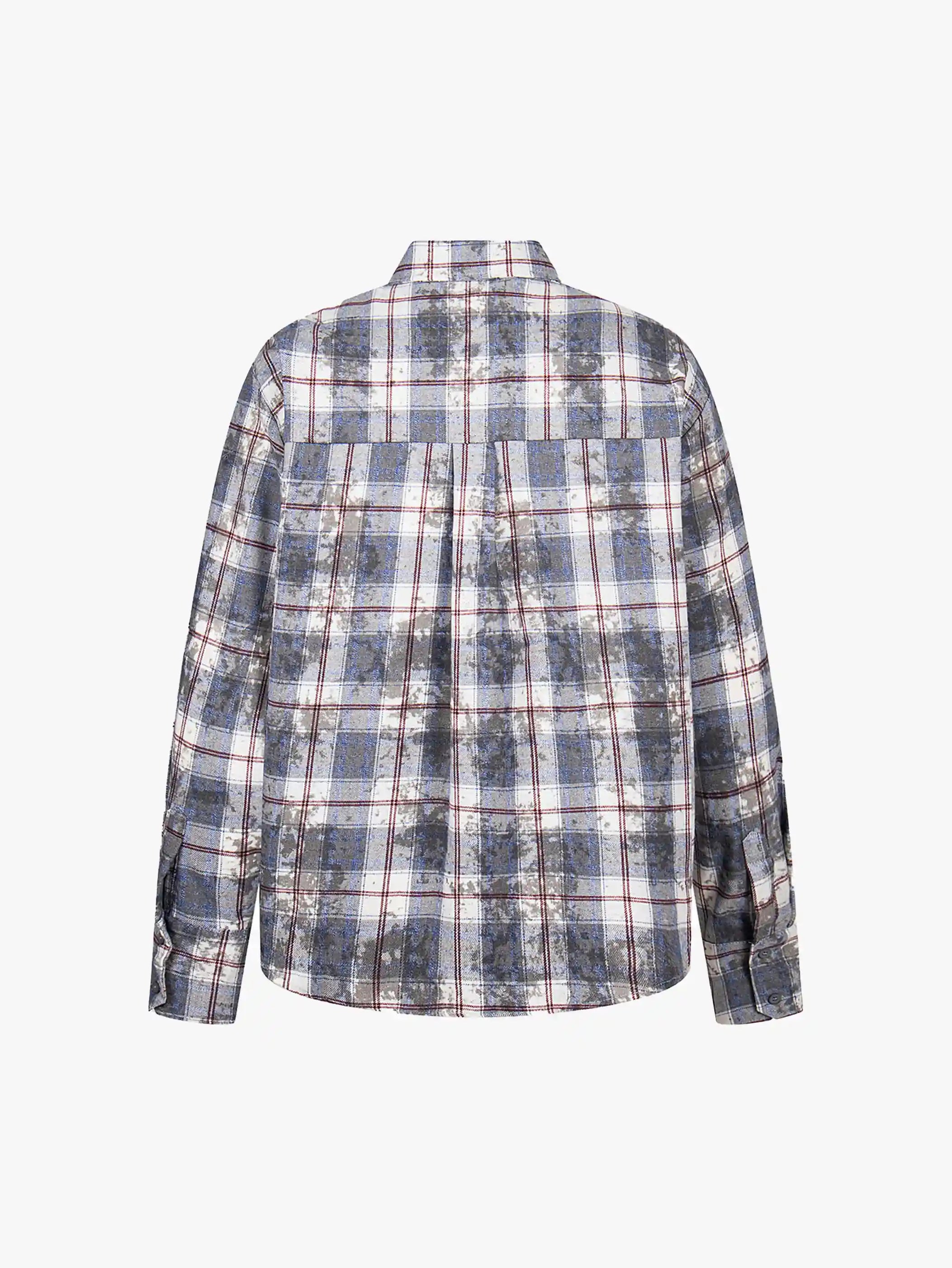 Graphic Plaid Street Shirt -s958