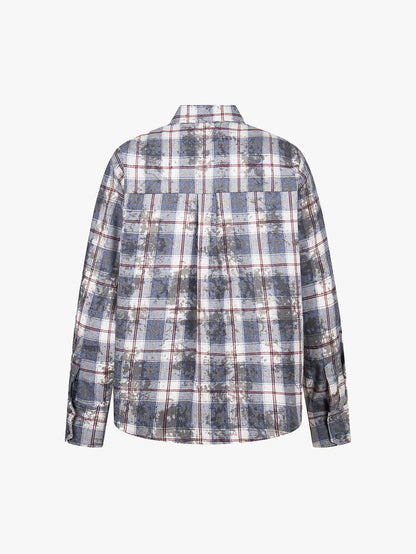Graphic Plaid Street Shirt -s958