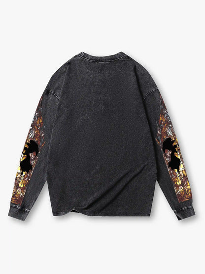 Stained Glass Graphic Sweatshirt - 159