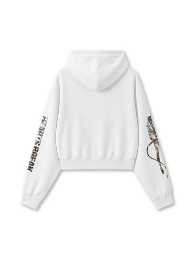 Sudadera corta con capucha Rogue Camo Girl-836