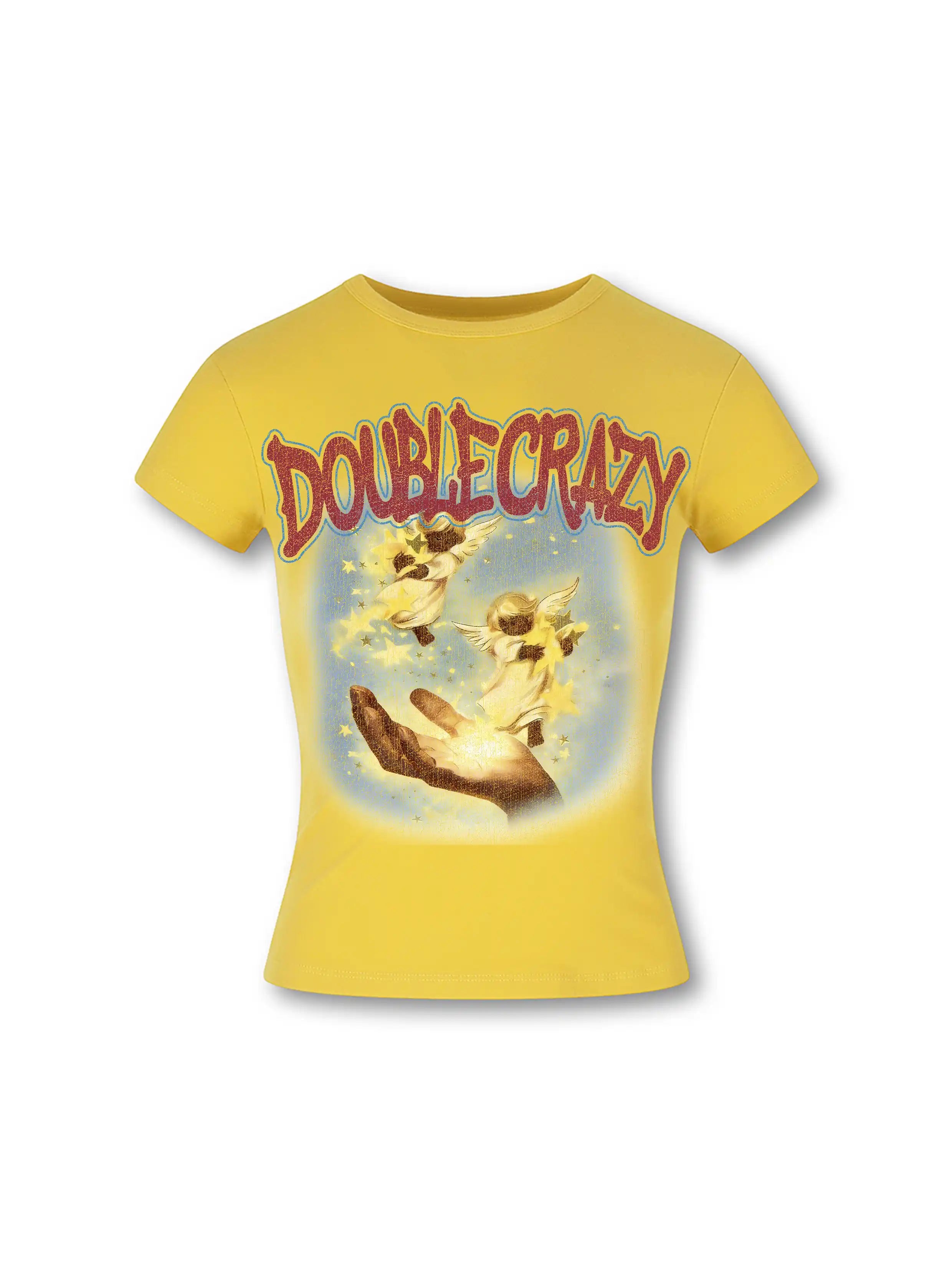 Camiseta Y2K Grunge Cracked Angel Baby-433