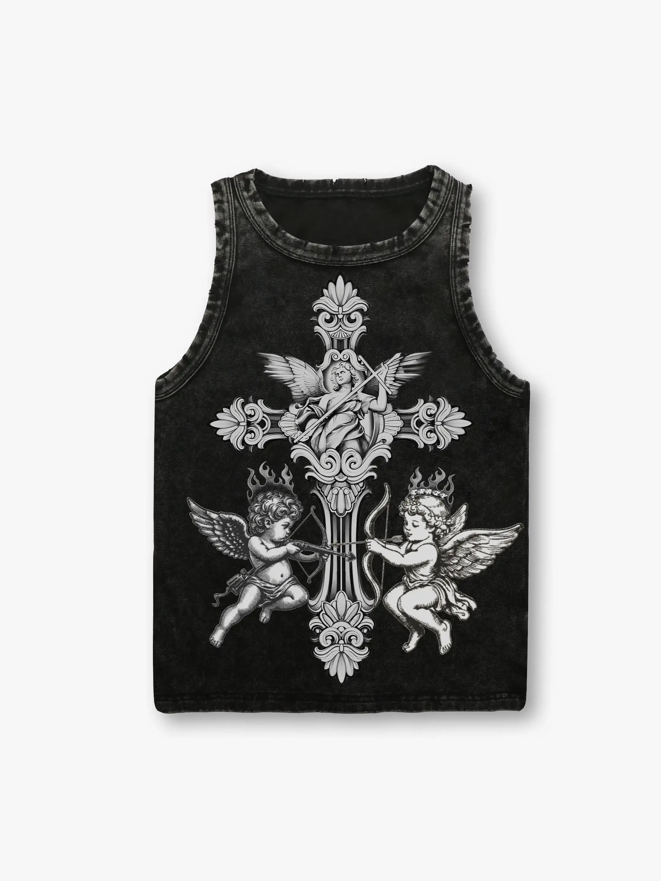 Cherub Archery Cross Tank Top -109