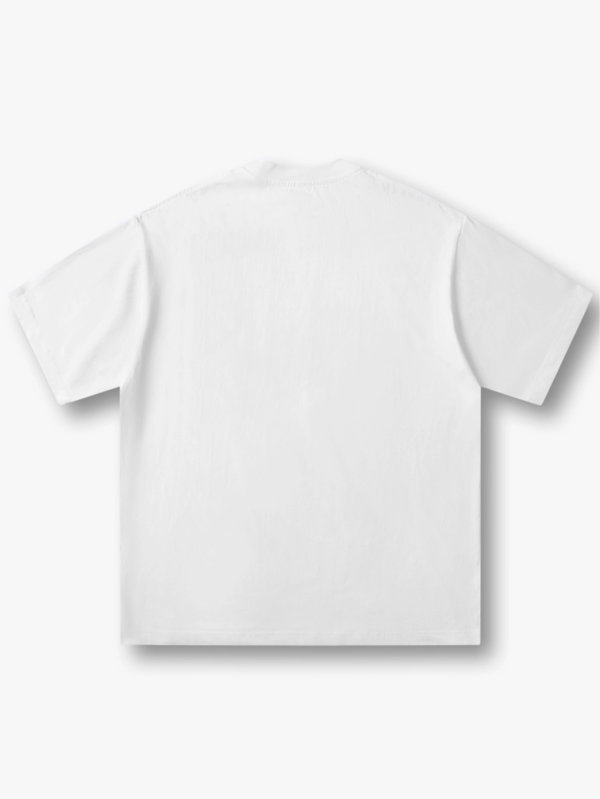 Layered Religious Graphic Oversized T-shirt-215