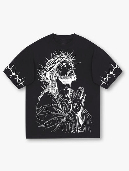 Crown of Thorns Jesus T-shirt -135