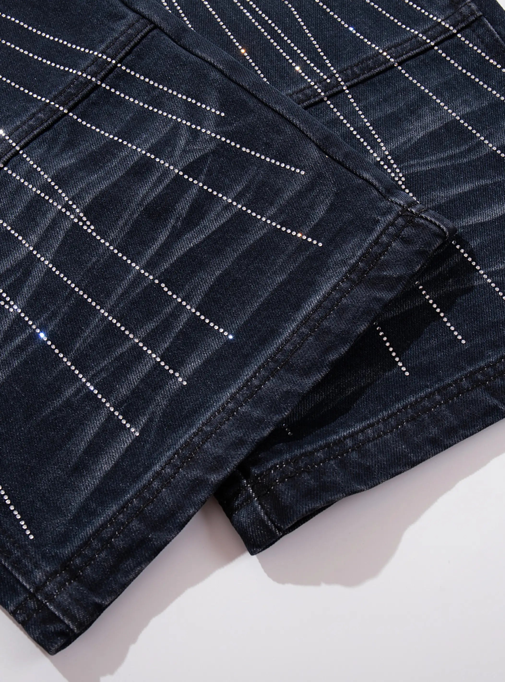 Crystal Ray Trap Jeans-S1193