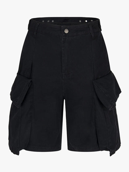 Dual Tone Cargo Shorts-S1102